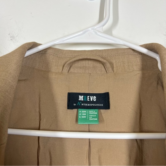 Anthropologie Maeve Double Breasted Blazer Size US 18W - Picture 13 of 14
